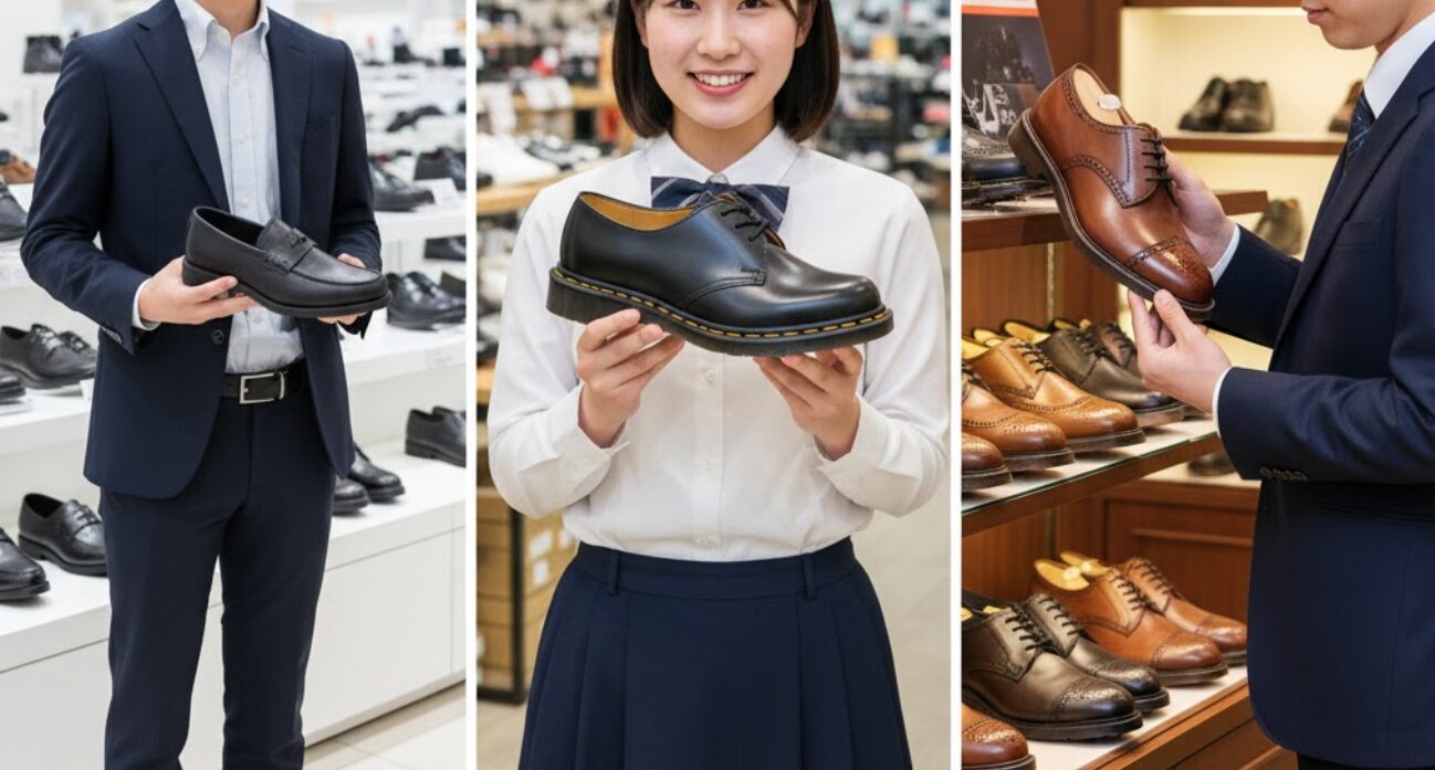 革靴 カジュアル 大学生