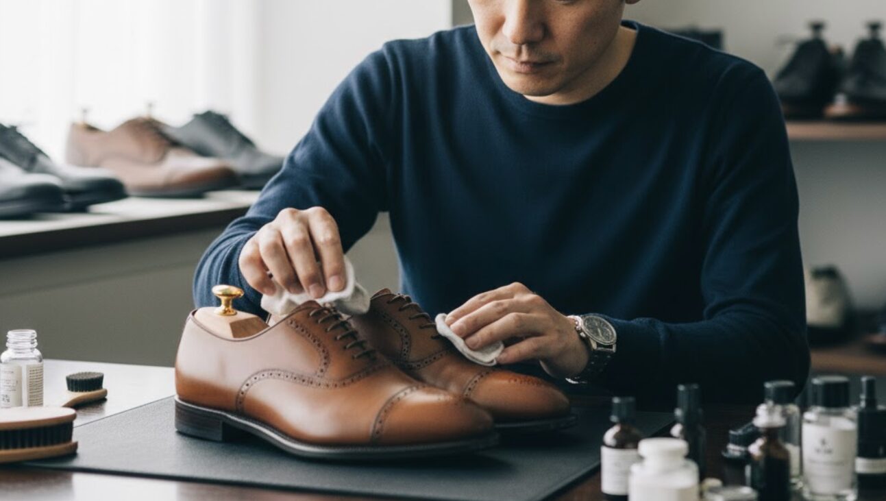 革靴の良いシワと悪いシワの見分け方!