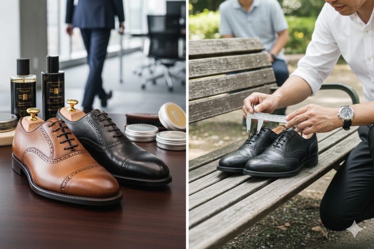 革靴の良いシワと悪いシワの見分け方!