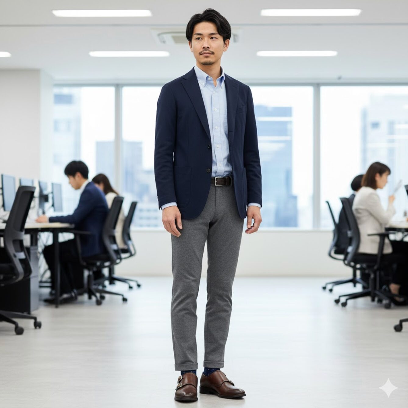 ビジネス シューズ 紐 なし マナー