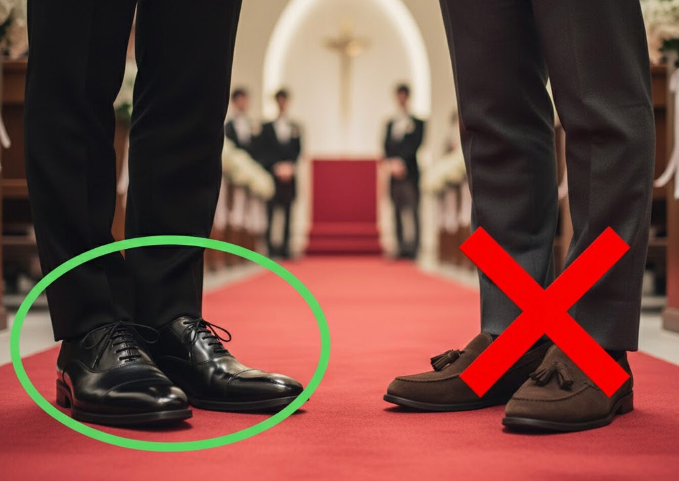 ビジネス シューズ 紐 なし マナー