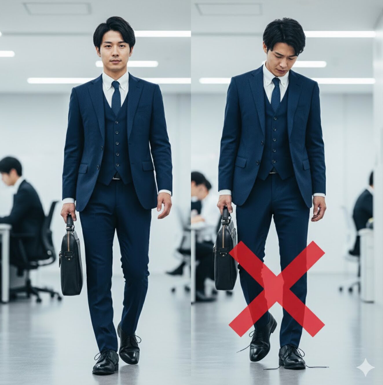 ビジネス シューズ 紐 なし マナー