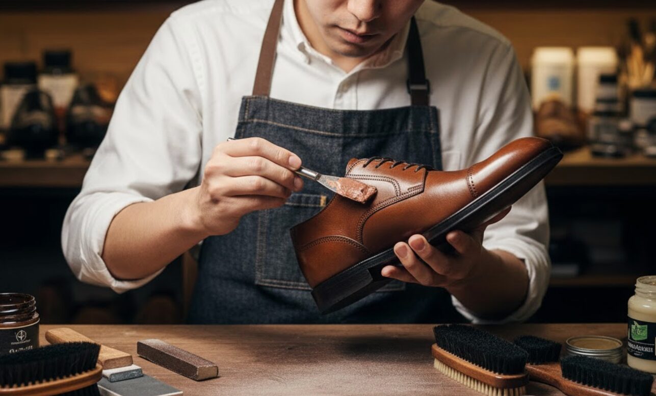 革靴 えぐれ 修理 ミスター ミニット