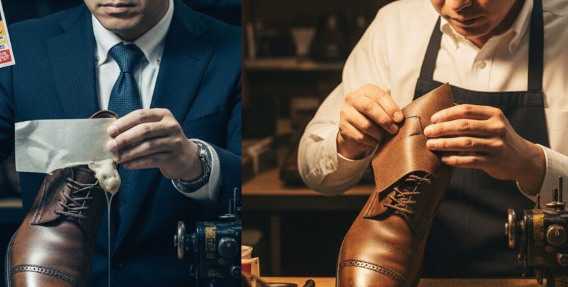 革靴 えぐれ 修理 ミスター ミニット