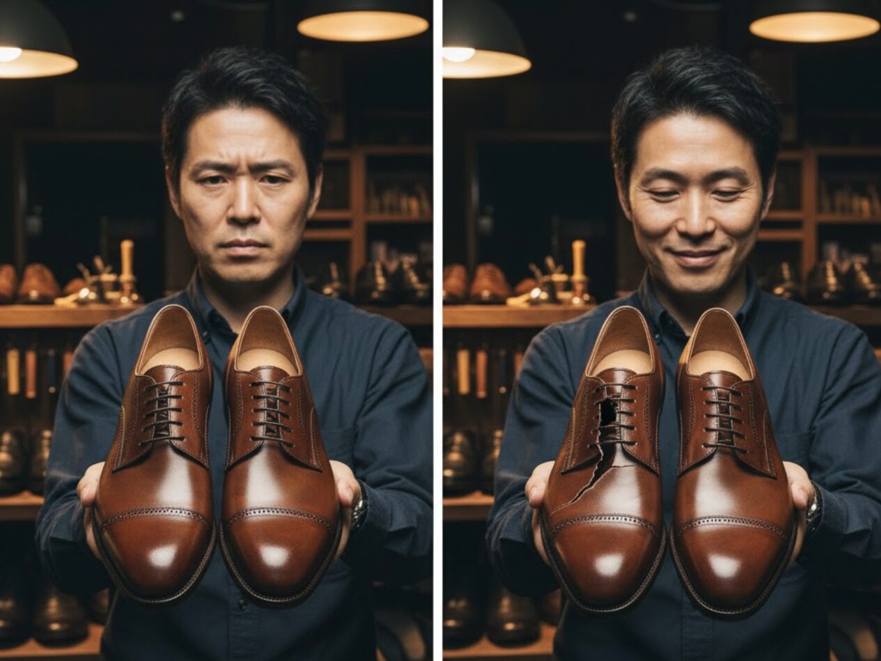 革靴 えぐれ 修理 ミスター ミニット