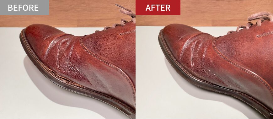 革靴 えぐれ 修理 ミスター ミニット