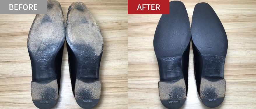 革靴 えぐれ 修理 ミスター ミニット