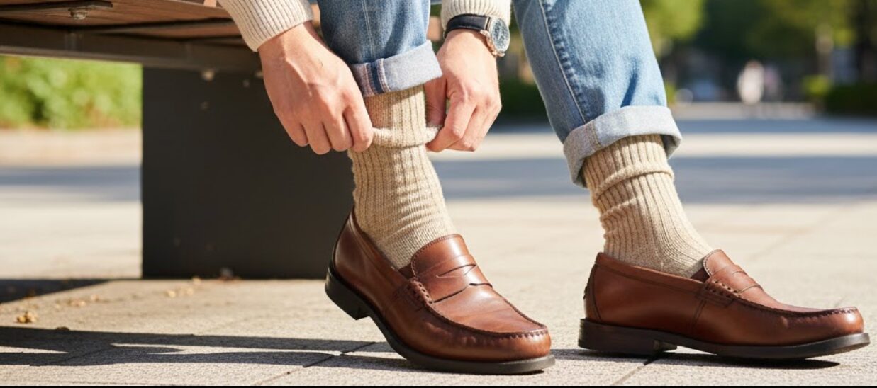 スリッポン 脱げる 対策