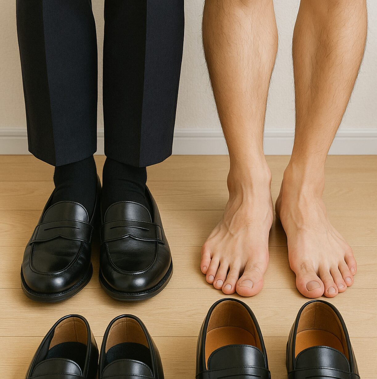 ローファー 横幅 きつい