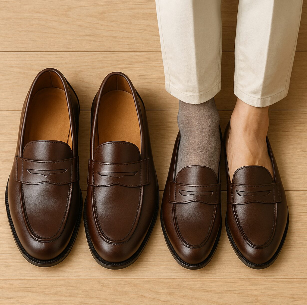 ローファー 横幅 きつい