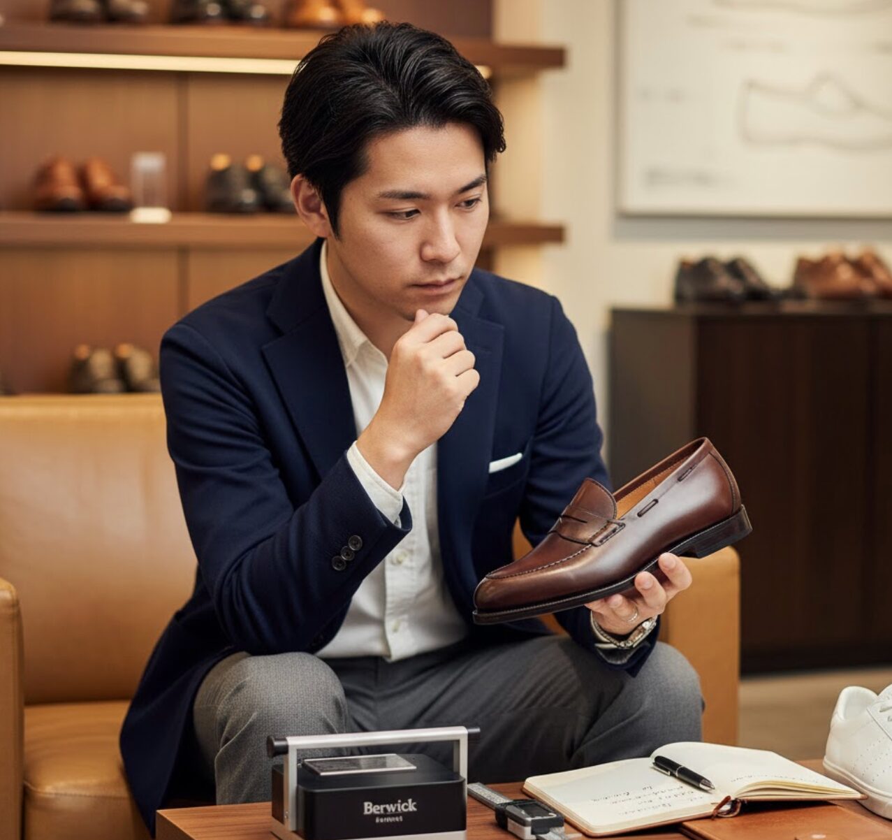 バー ウィック ローファー サイズ 感