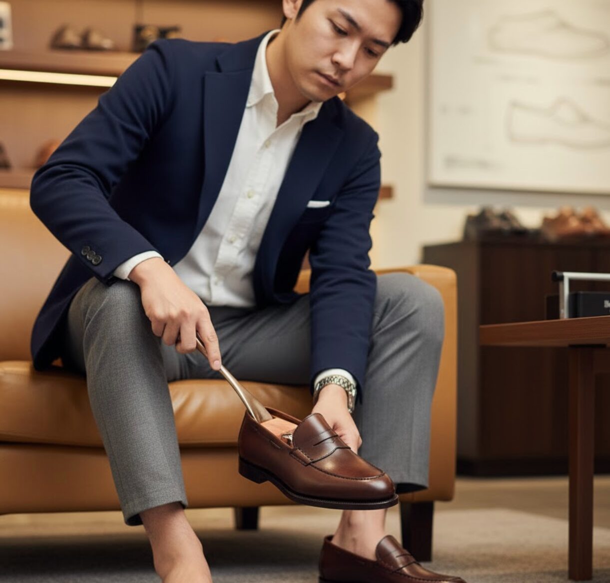 バー ウィック ローファー サイズ 感