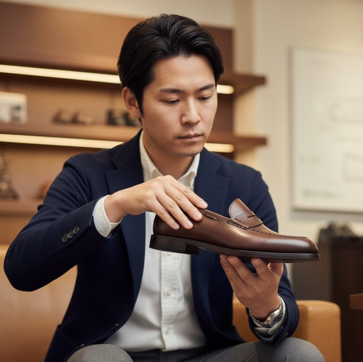 バー ウィック ローファー サイズ 感