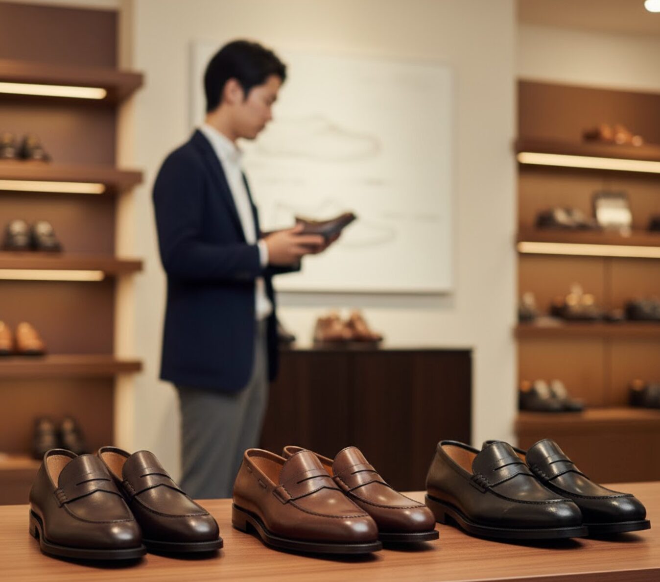 バー ウィック ローファー サイズ 感