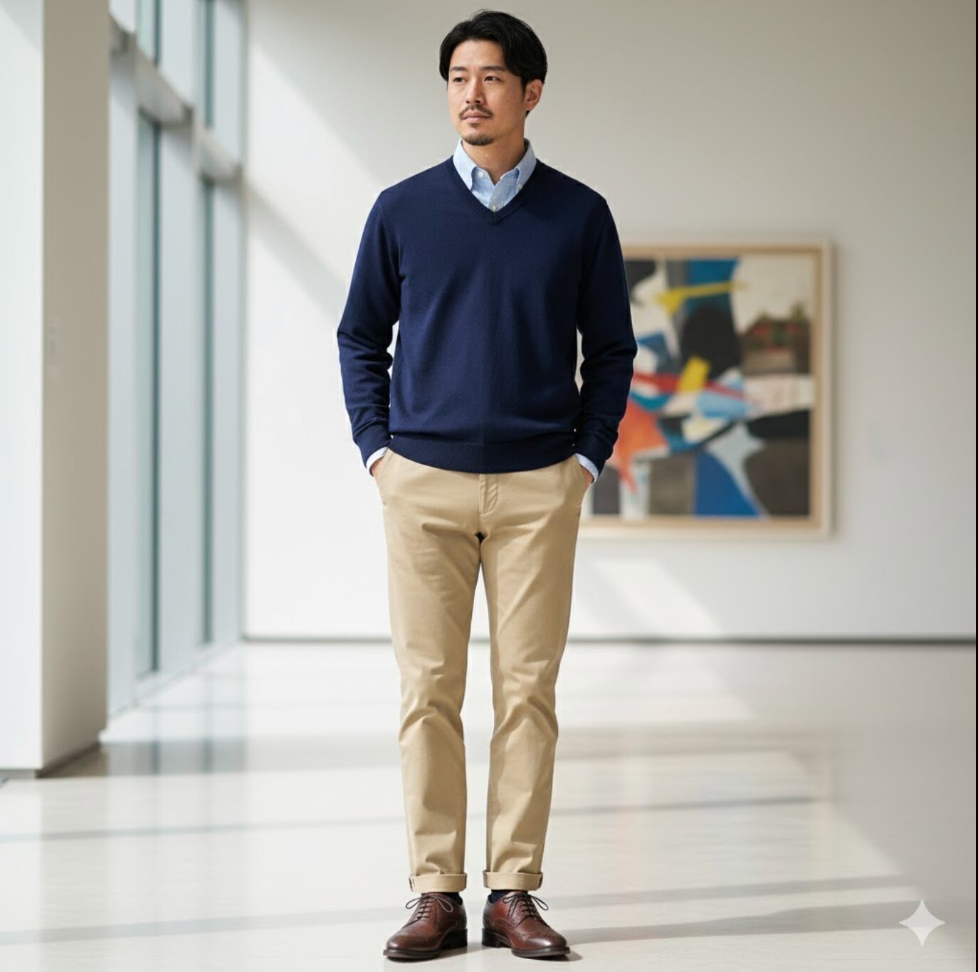 ストレートチップ カジュアルコーデ