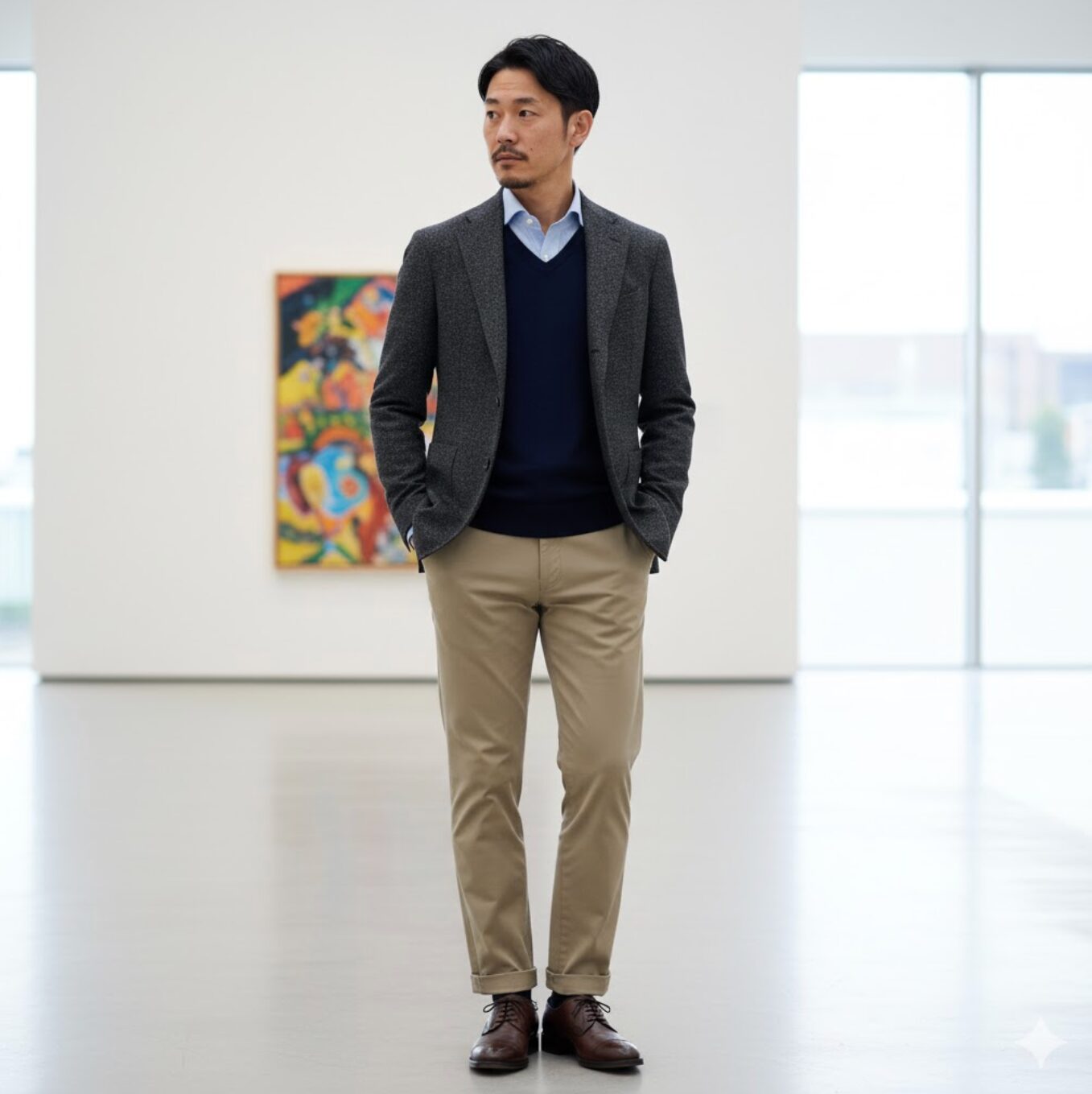 ストレートチップ カジュアルコーデ