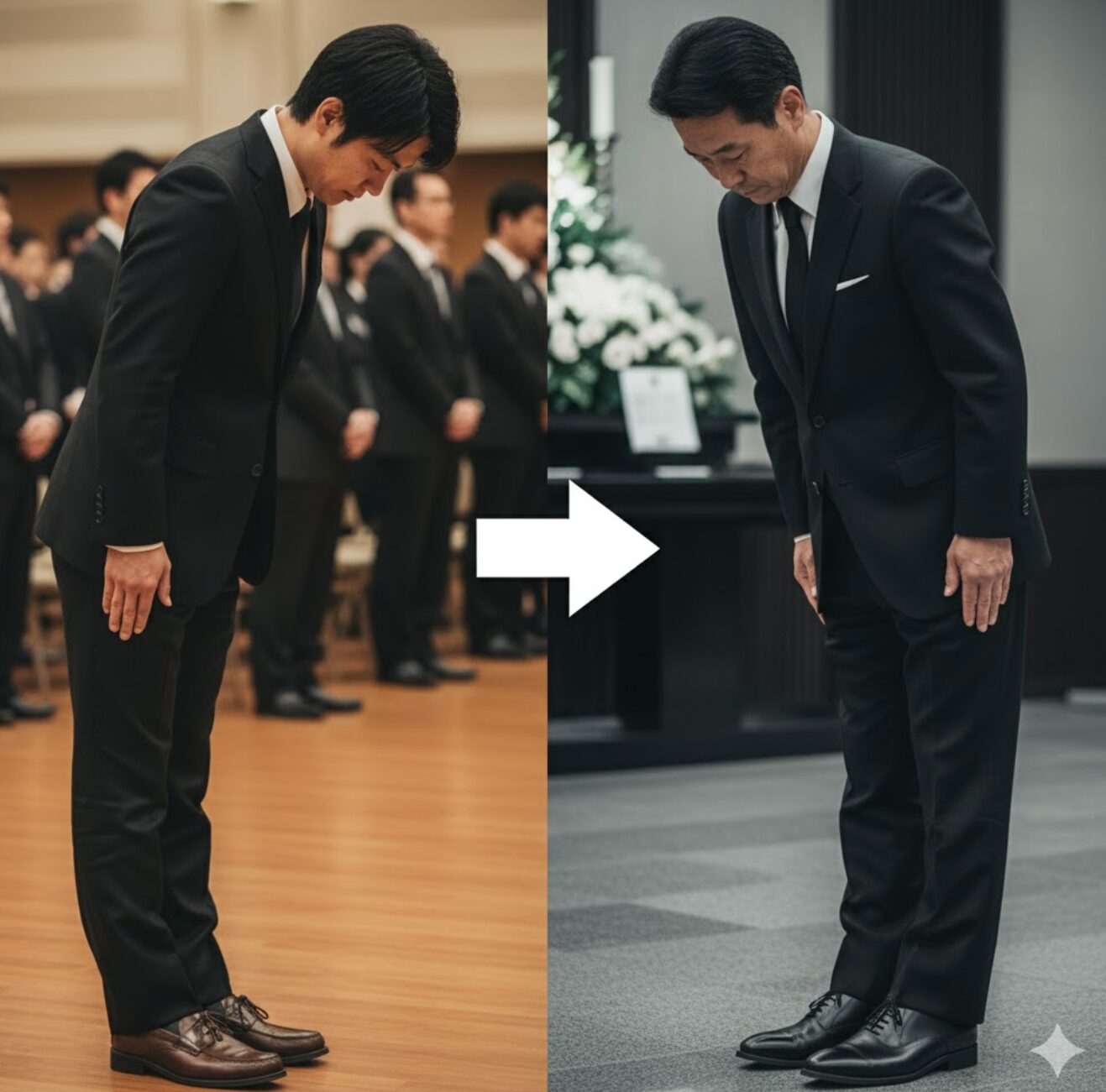 葬式 ローファー 男性