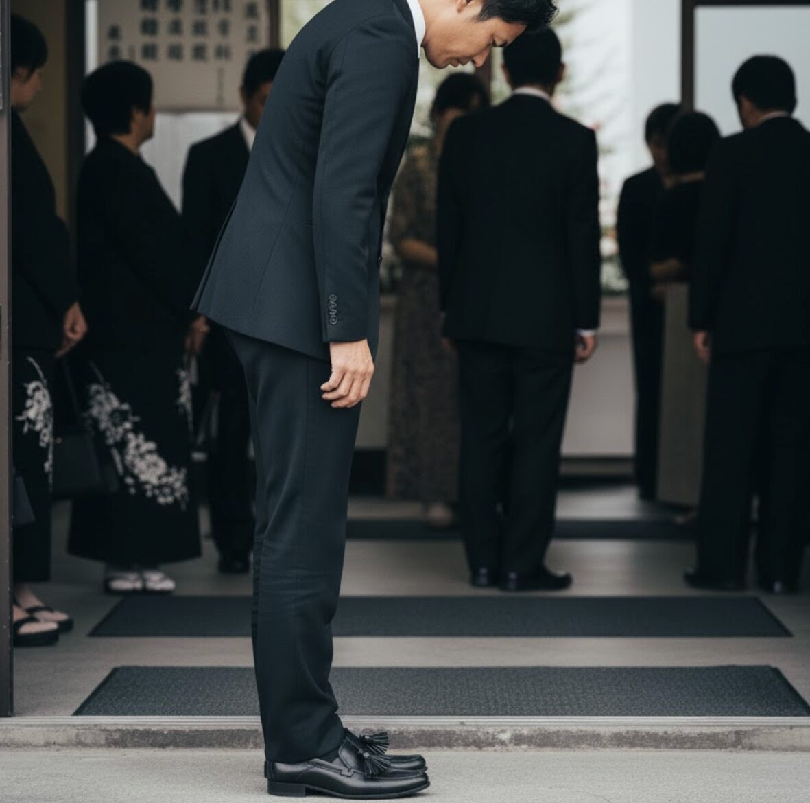 葬式 ローファー 男性