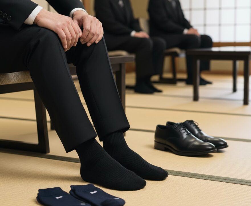 葬式 ローファー 男性