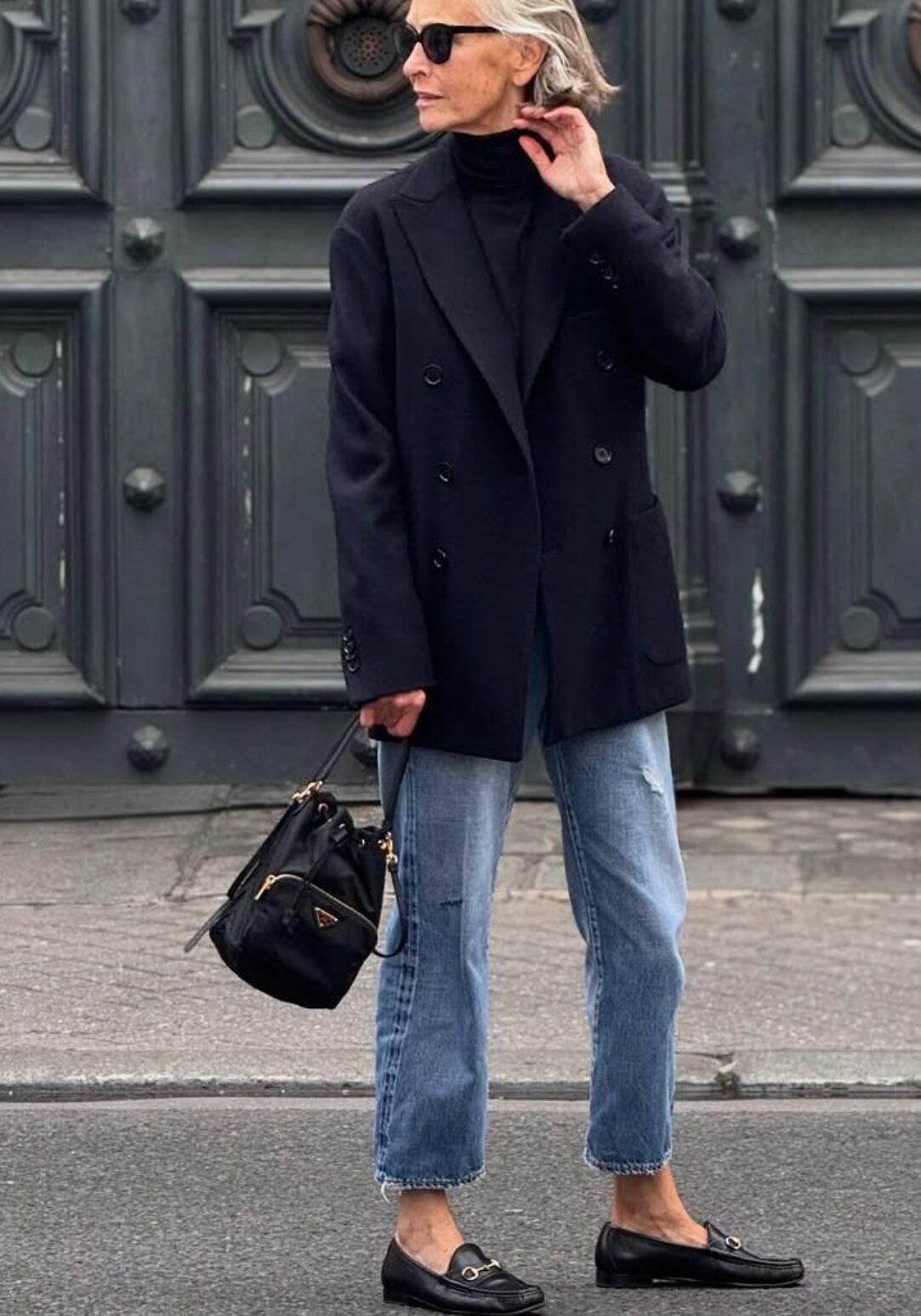 グッチ ローファー レディース コーデ