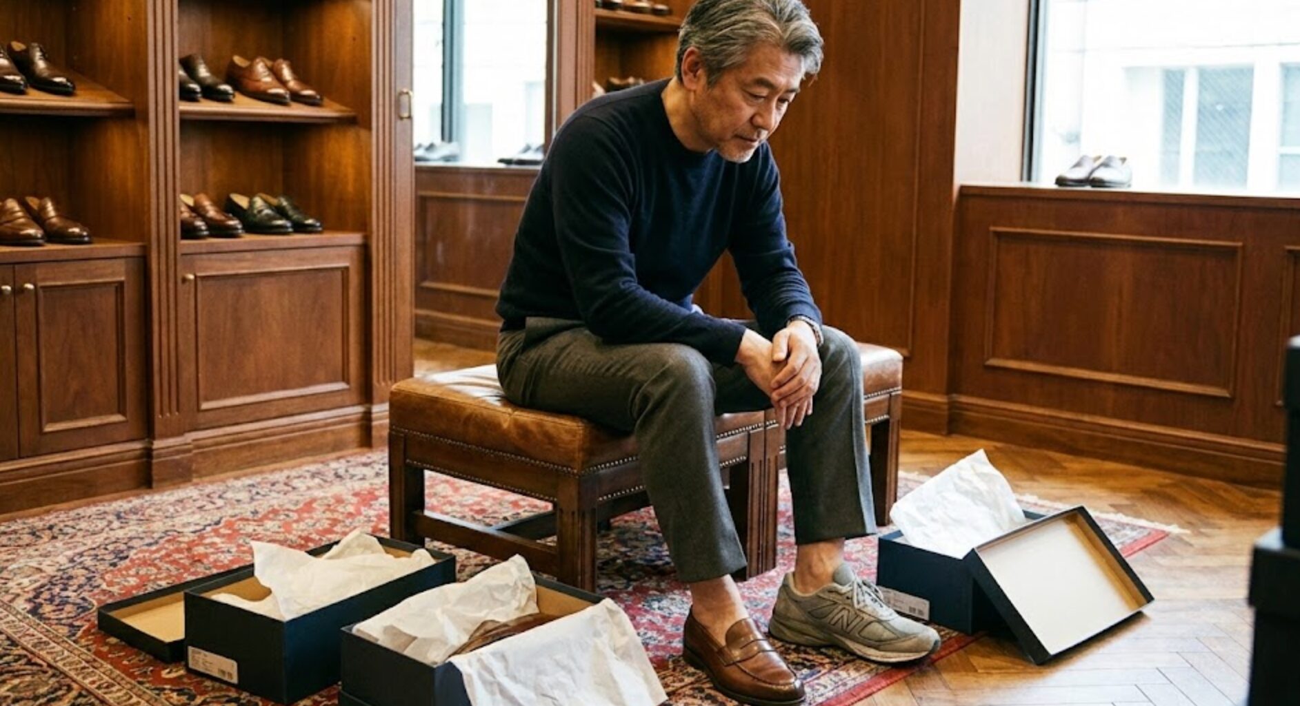 ケン フォード ローファー サイズ 感