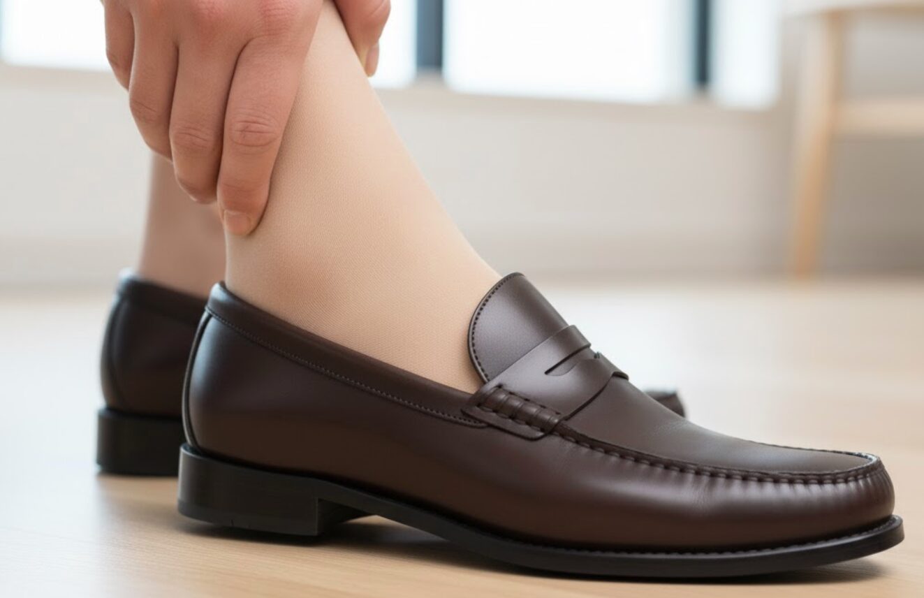 ローファー くるぶし 痛い