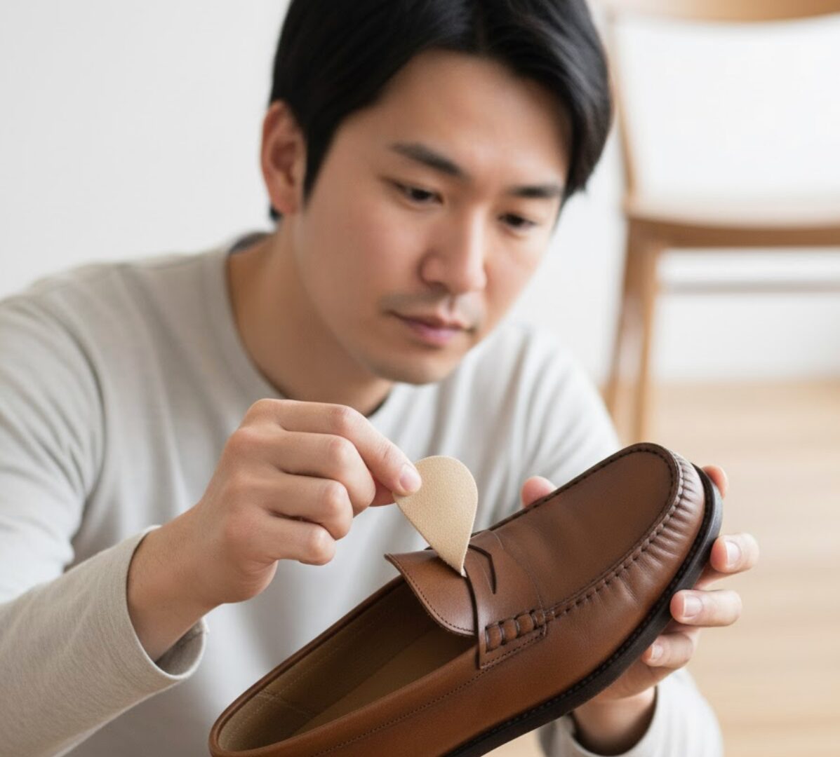 ローファー ぶかぶか