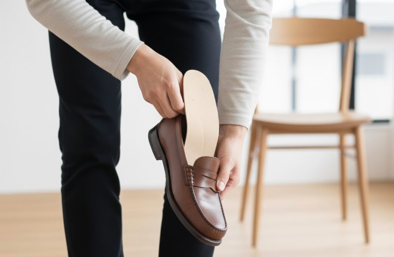 ローファー ぶかぶか