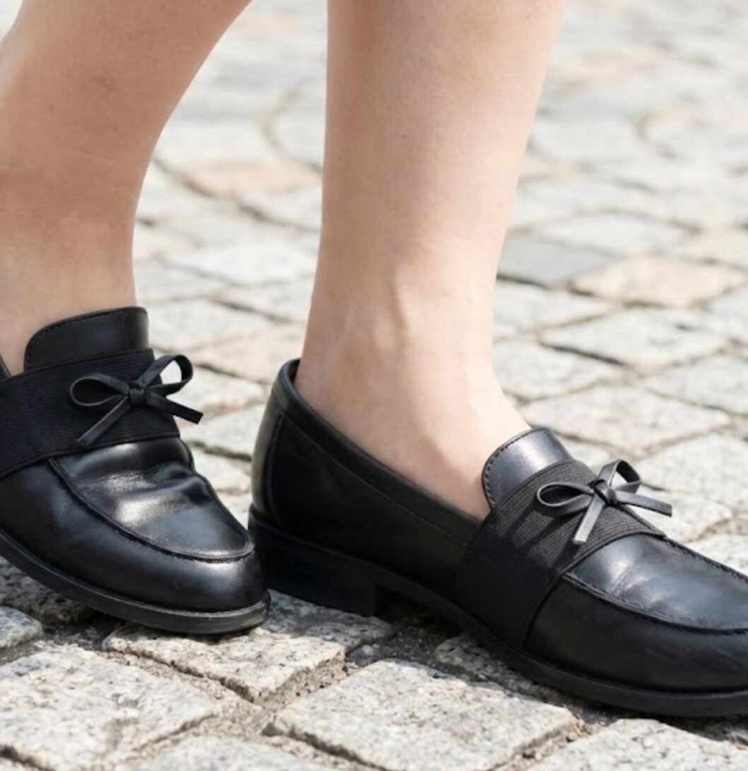 ローファー かかと 脱げる 対策