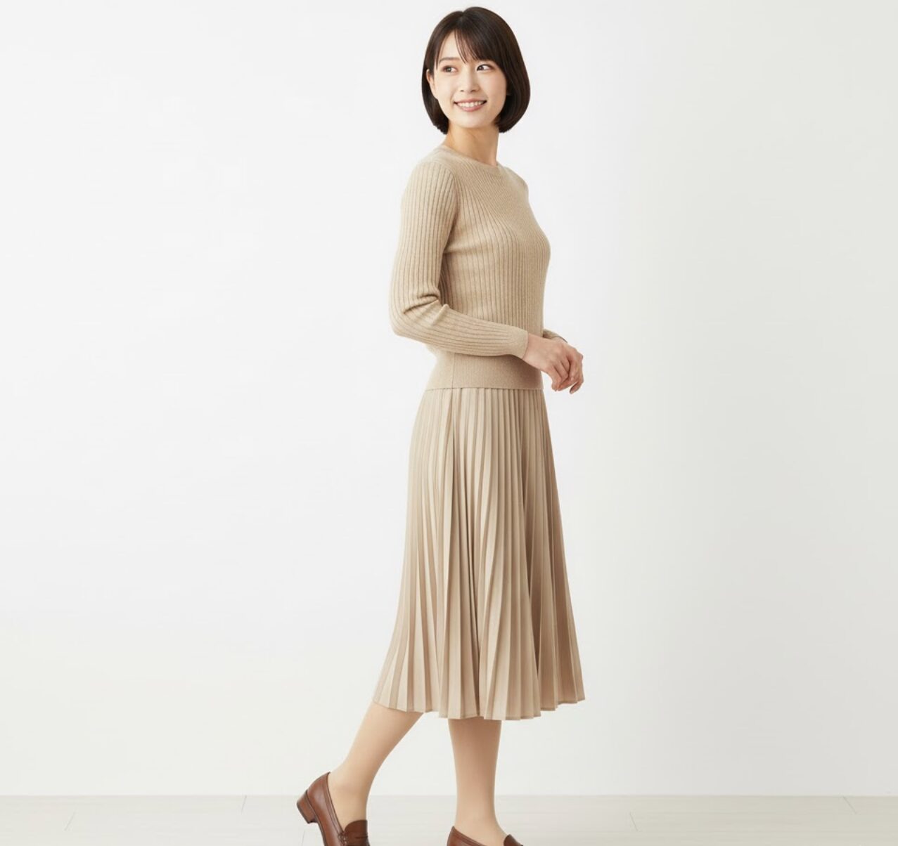 ローファー ストッキング だけ