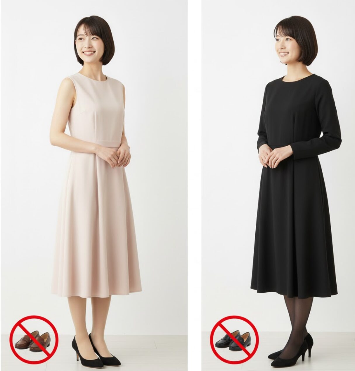 ローファー ストッキング だけ