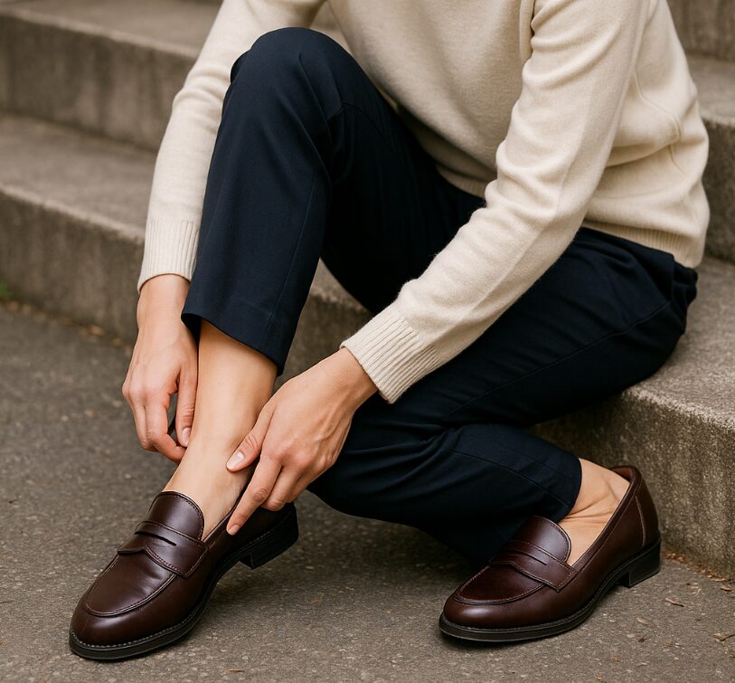 ローファー 足 の 甲 きつい