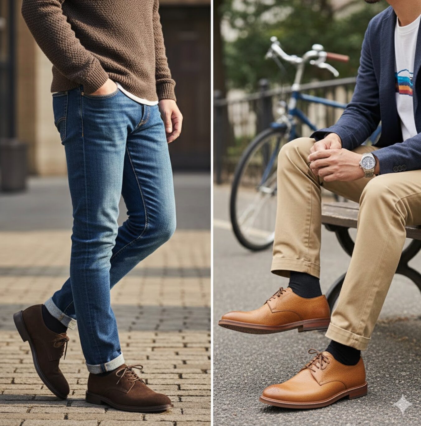 プレーントゥ ストレートチップ どっち