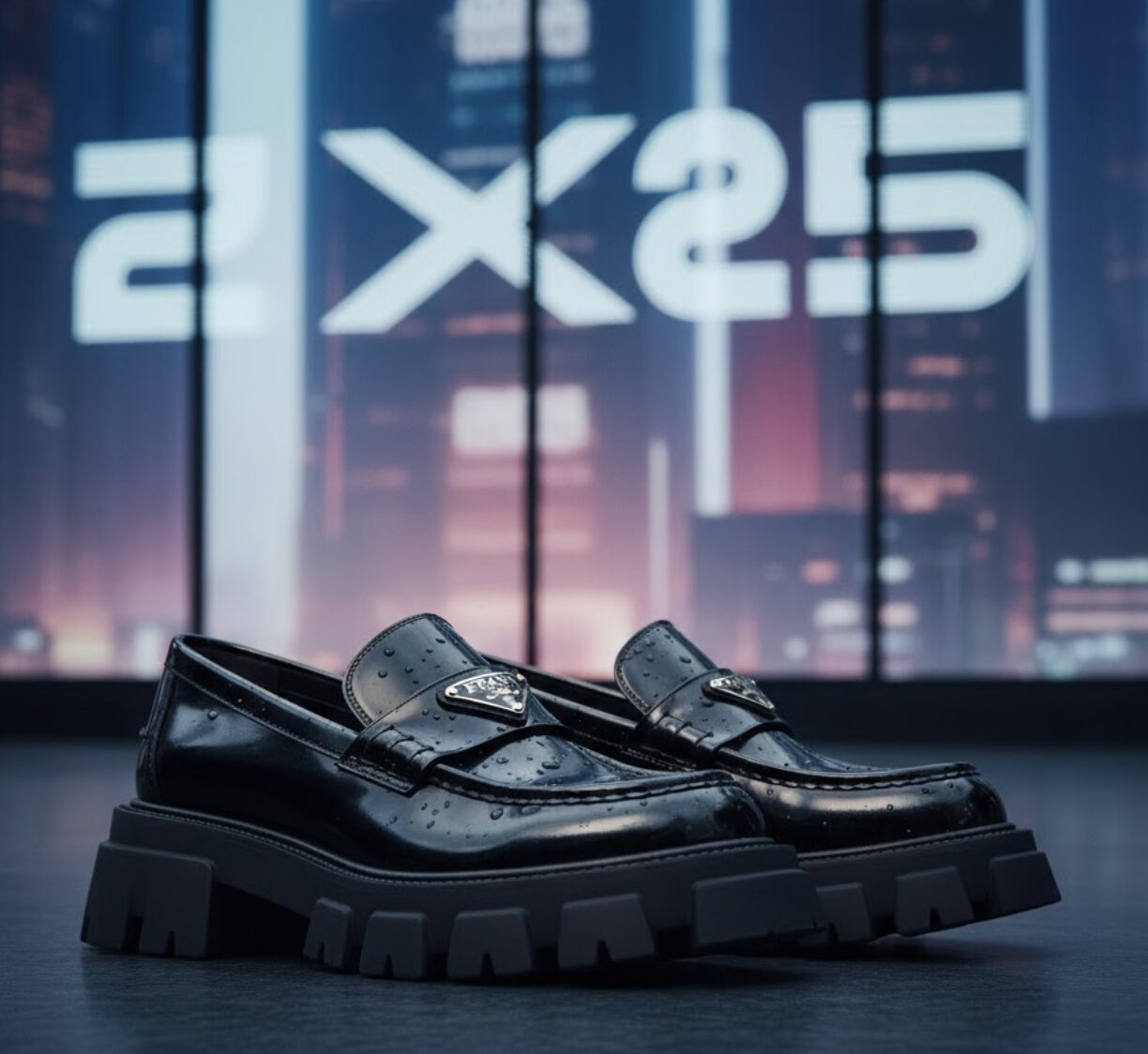 プラダ ローファー 芸能人