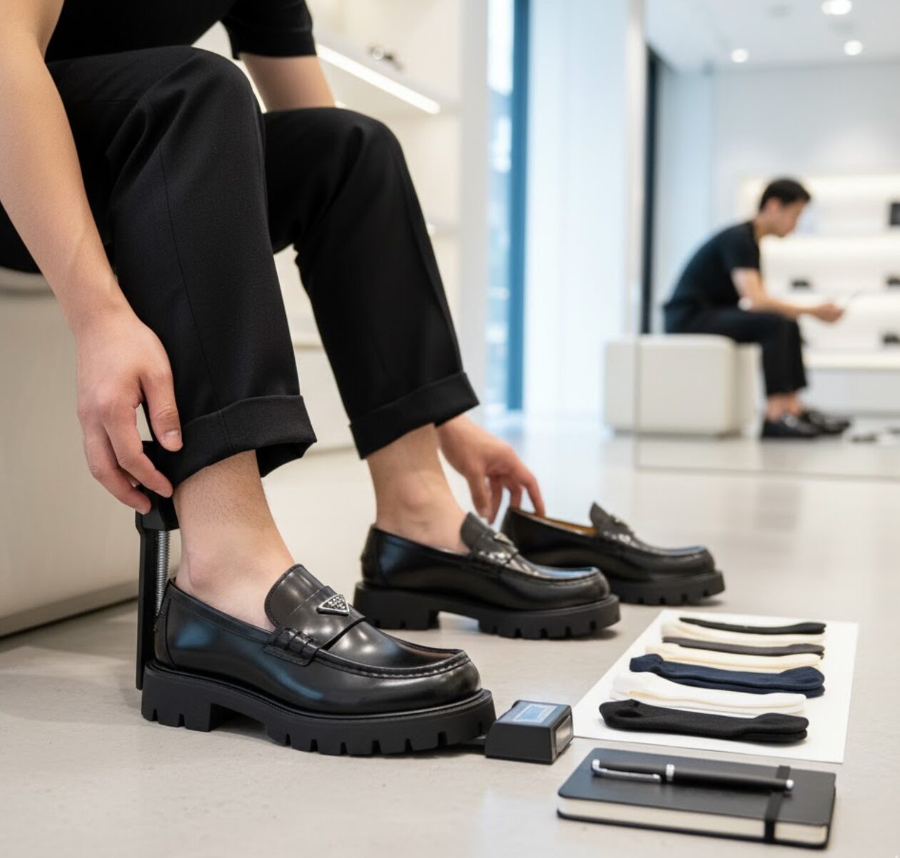 プラダ ローファー 芸能人