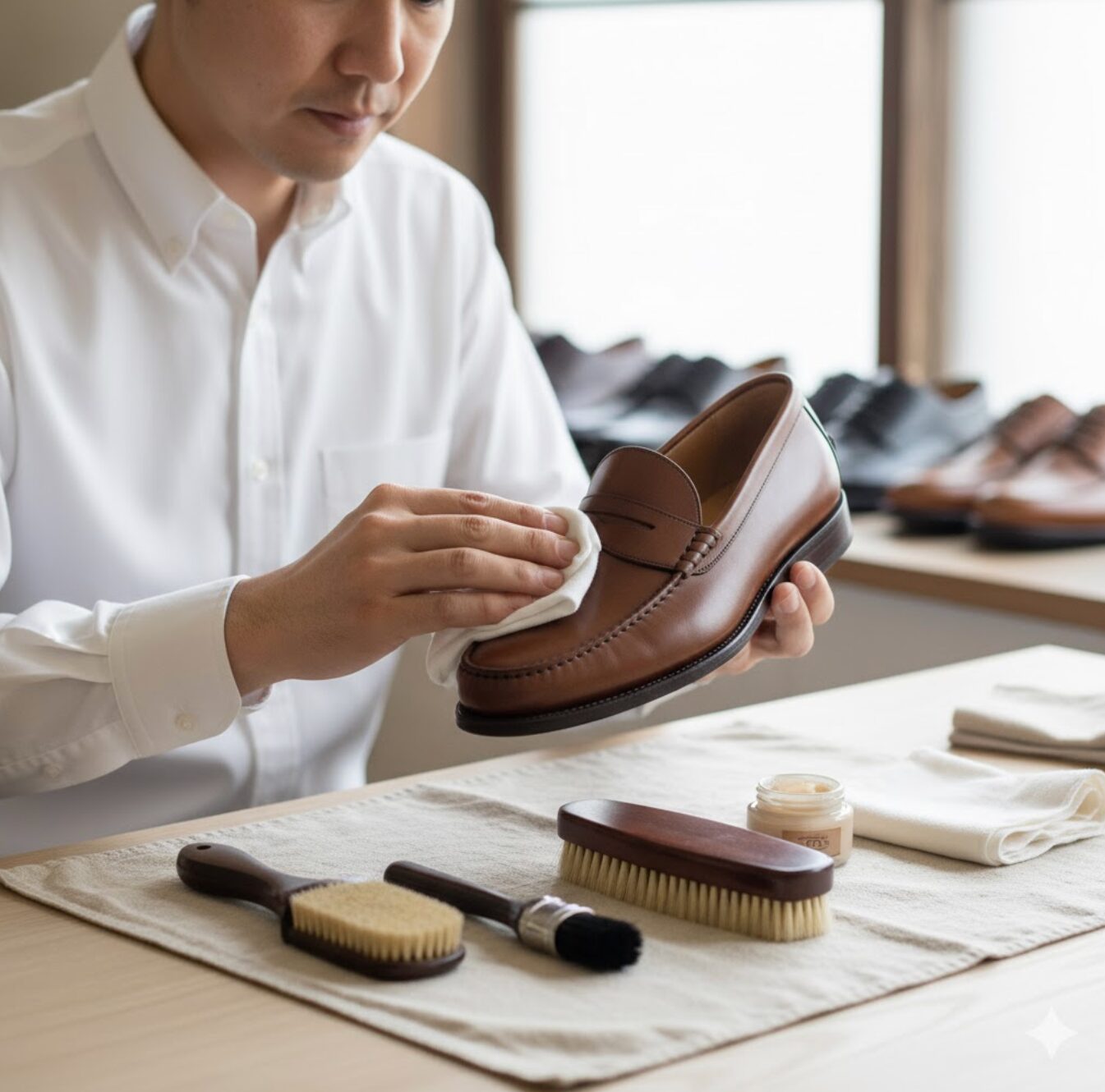 トッズ ローファー 手入れ