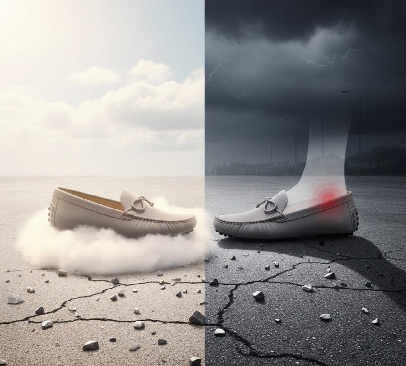 トッズ ローファー 履き 心地