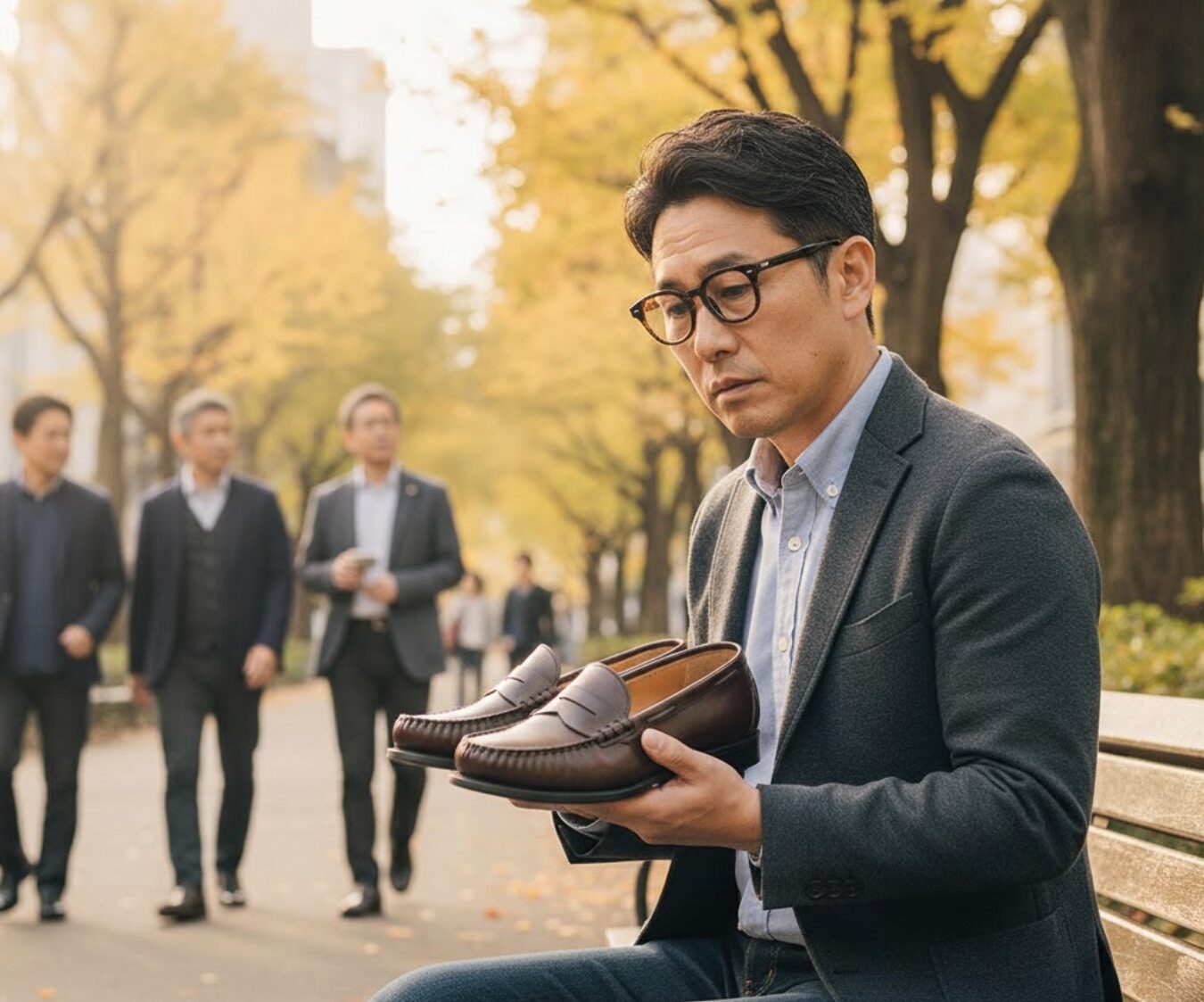 ハルタ ローファー おじさん