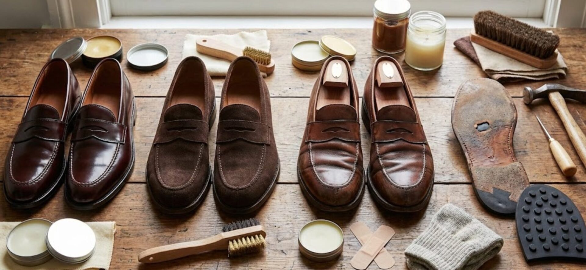 バー ウィック ローファー 経年 変化