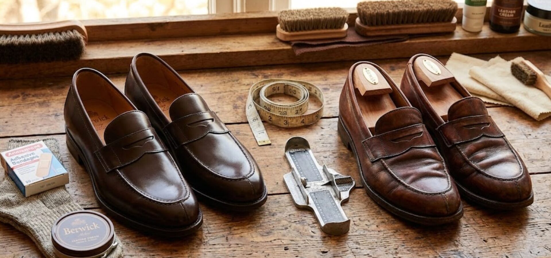 バー ウィック ローファー 経年 変化