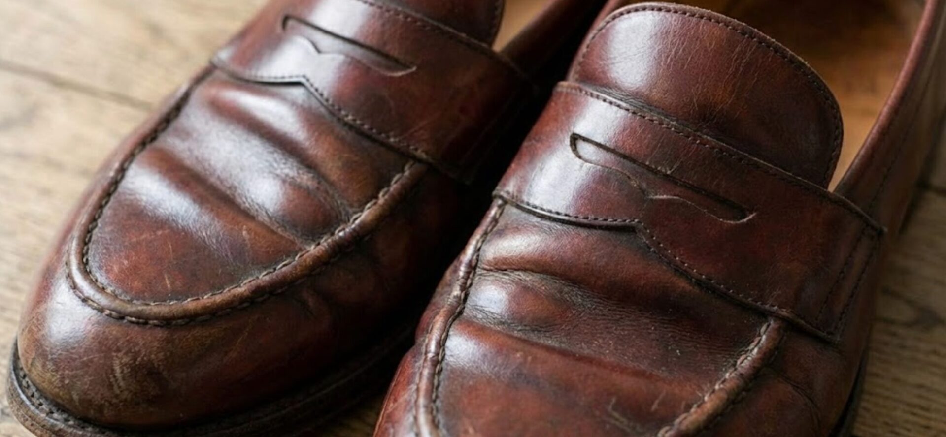 バー ウィック ローファー 経年 変化