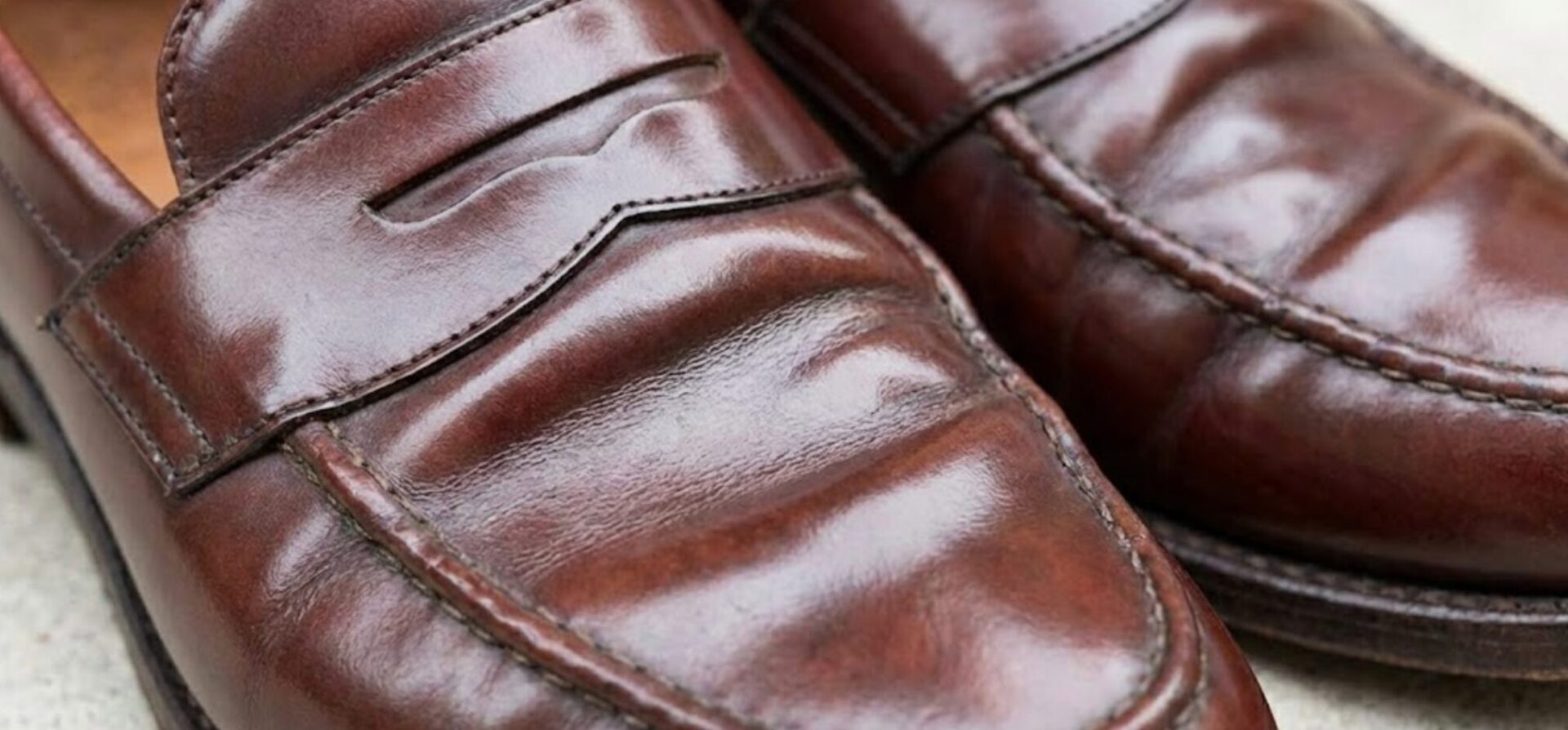 バー ウィック ローファー 経年 変化