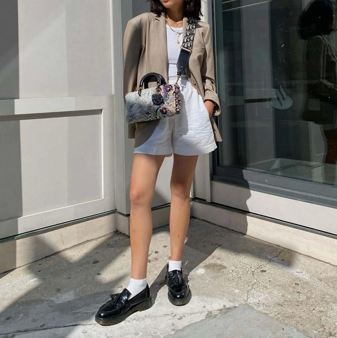 ドクター マーチン タッセル ローファー コーデ