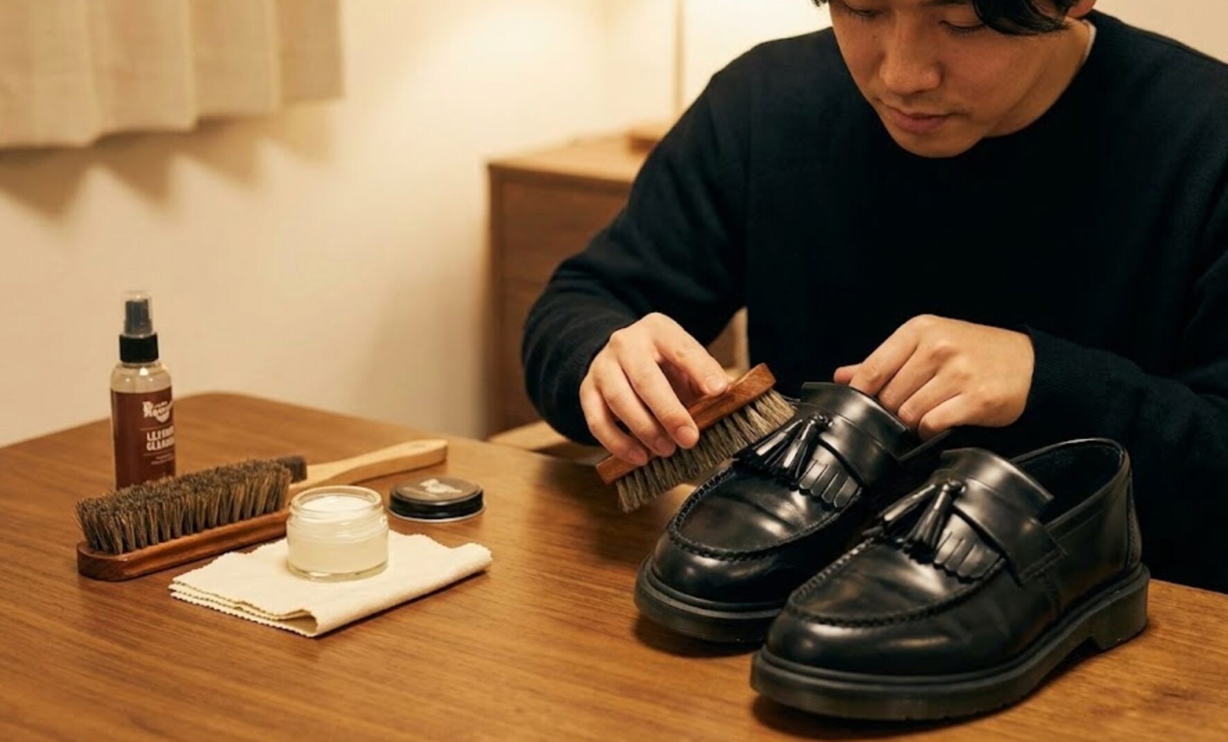 ドクター マーチン タッセル ローファー コーデ