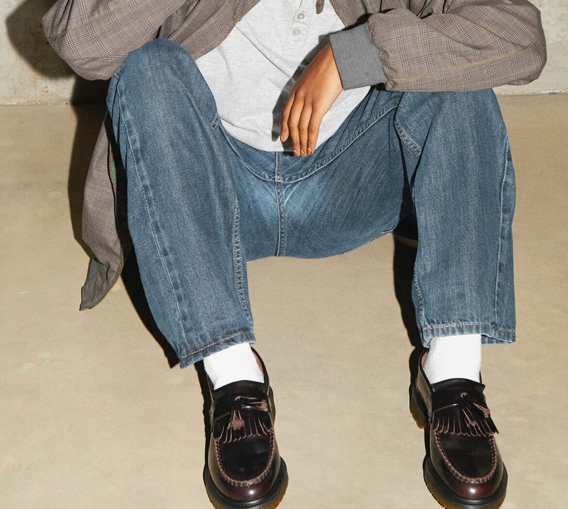 ドクター マーチン タッセル ローファー コーデ