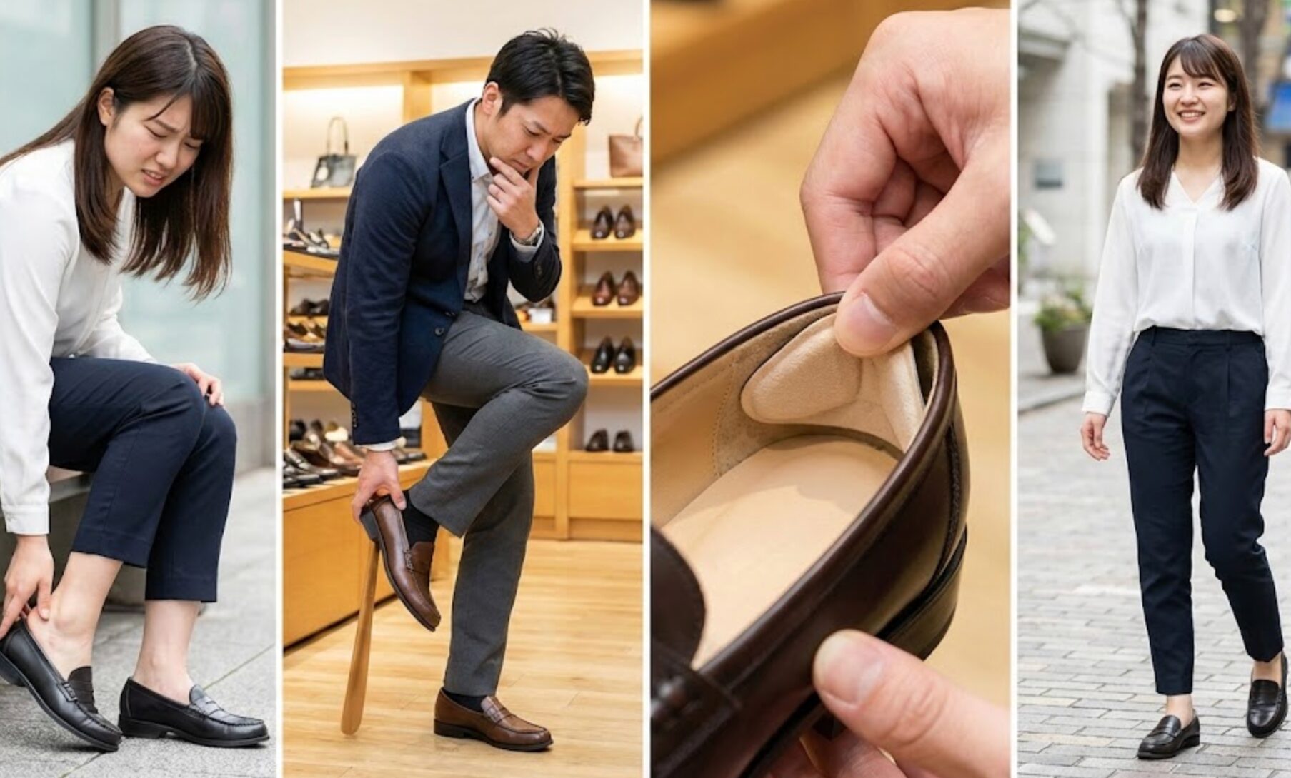 ローファー かかと 痛い