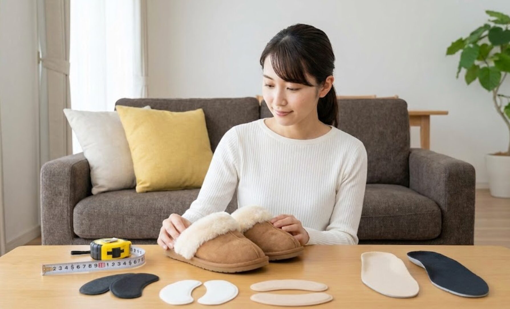 ムートンスリッポン 脱げる 対策