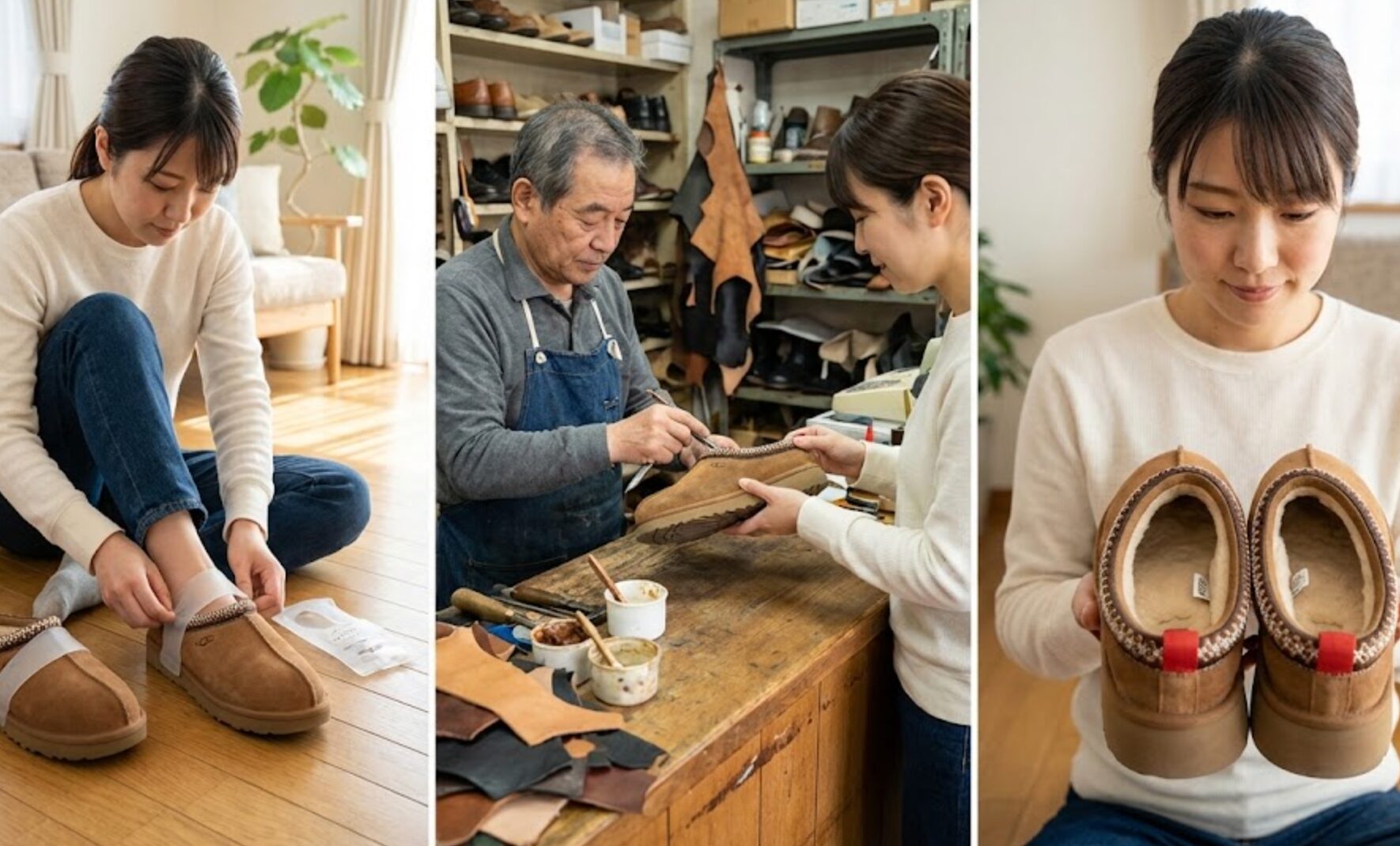 ムートンスリッポン 脱げる 対策