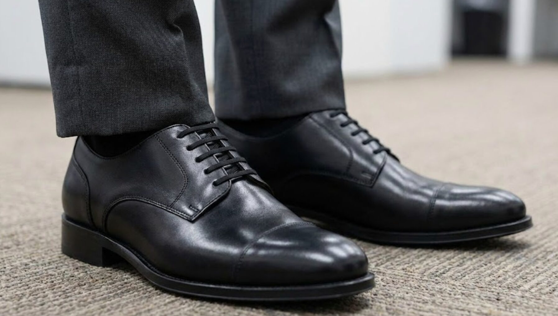 革靴 紐 結ば ない 方法