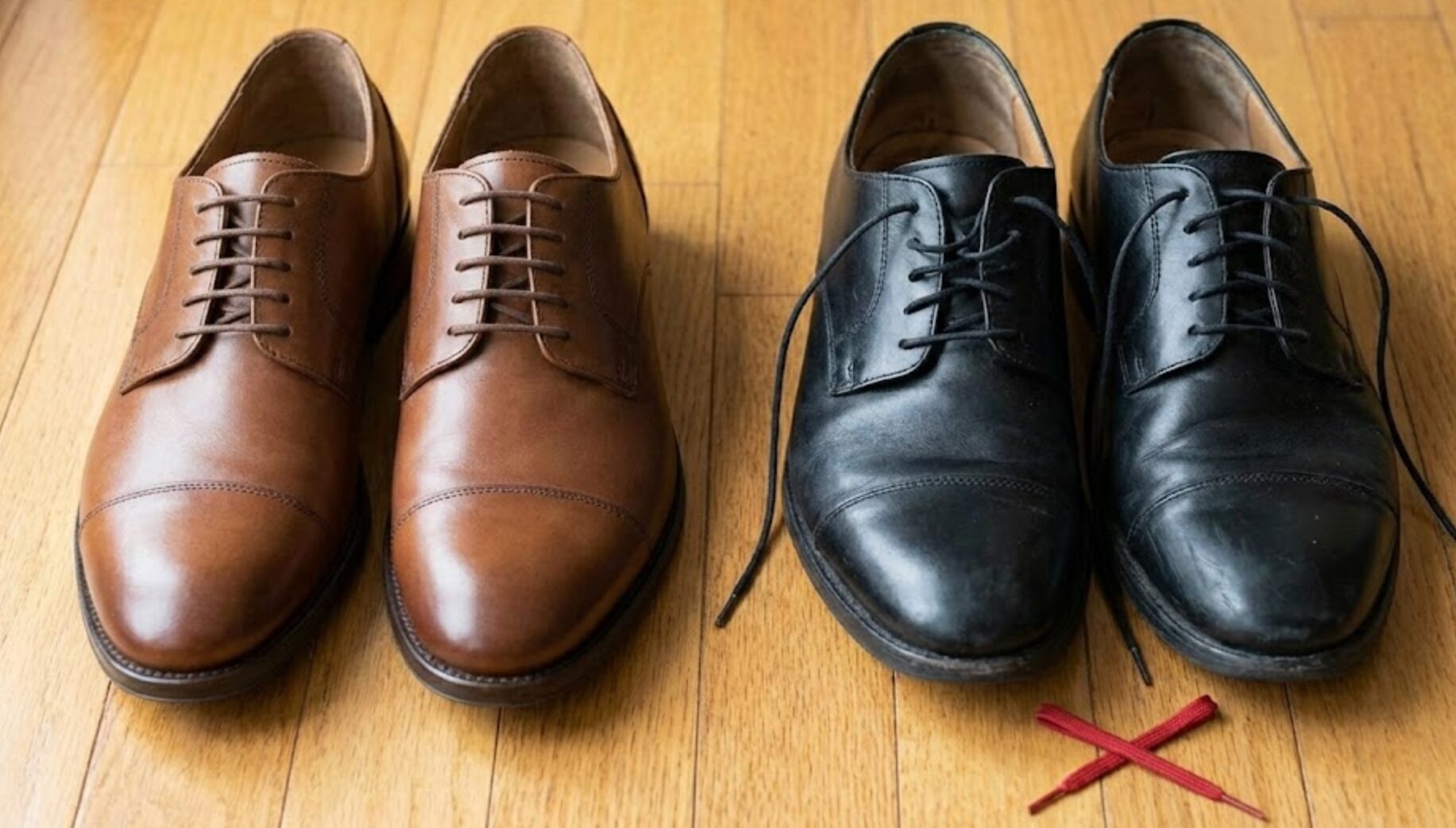 革靴 紐 結ば ない 方法